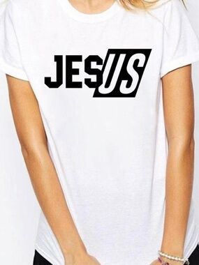 JESUS / HES US Premium Graphic Tee –Women’s Limited Edition Christian Apparel